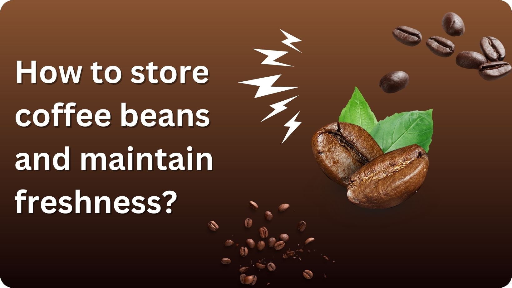 How to store coffee beans and maintain freshness?